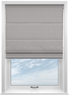 Geneva, Frost Grey - Roman Blind
